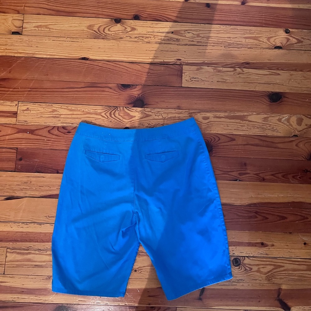 Chico’s Vibrant Blue Shorts - Picture 2 of 3